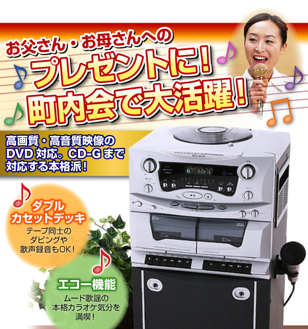 DVD・CD-G対応カラオケセット